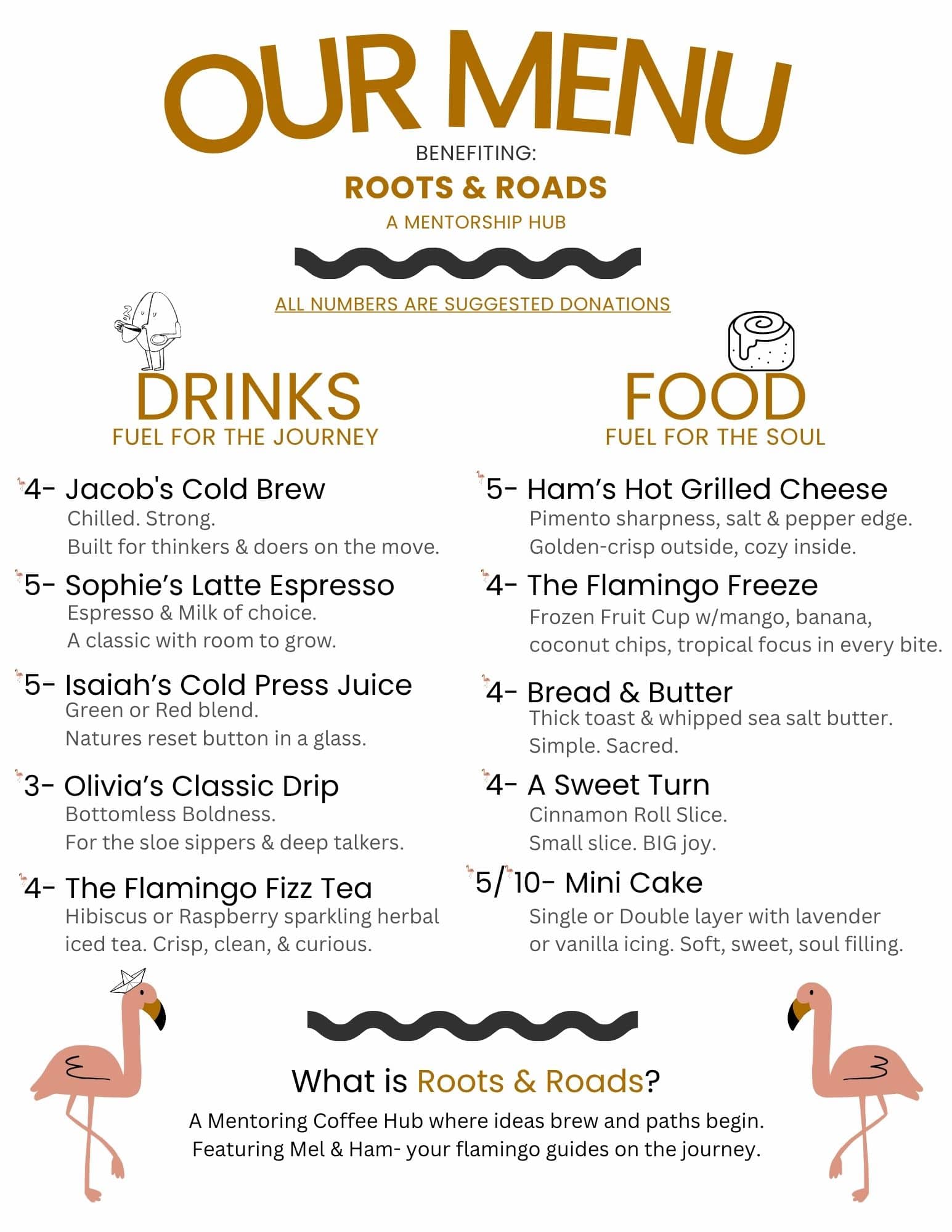 Green Minimalist Illustrative Cafe Menu